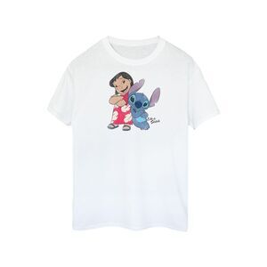 Lilo & Stitch Girls Classic Cotton T-Shirt / White